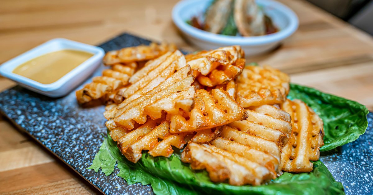 how to cut waffle fries